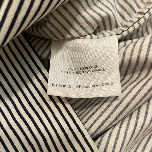 Tory Burch Tunic Dress 4 | Nautical Stripe Embroidered Shift Preppy Coastal $345 - Picture 9 of 10